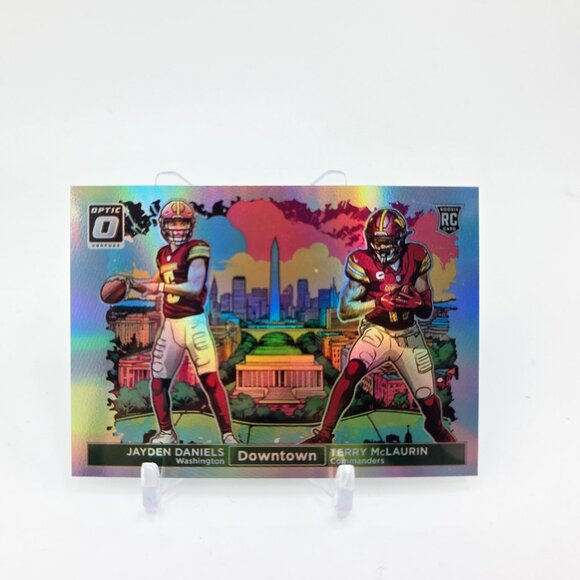 This is a Custom Card JAYDEN DANIELS Card CommandersREAD DETAILS BEFORE PURCHASE - Picture 1 of 2